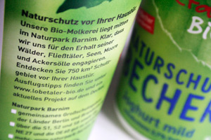 joghurtbecher lobetaler bio naturschutzbecher detail